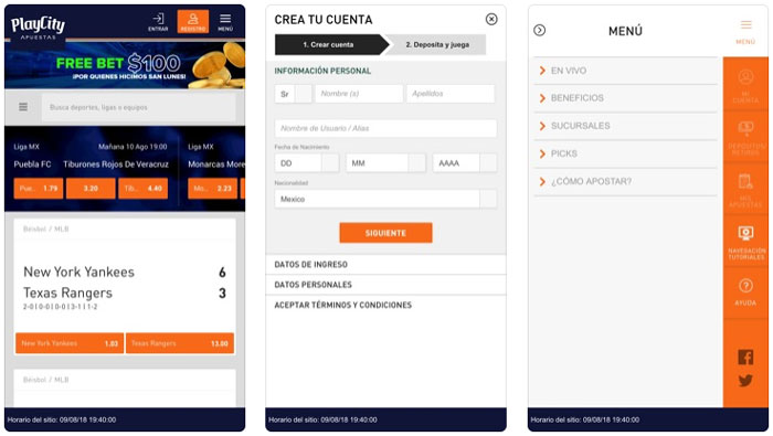 Apuestas Playcity Mexico Bono Aplicación Móvil App