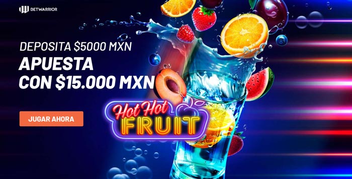 Bono de bienvenida casino online betwarrior coctel frutas