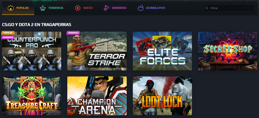 casino online de Loot.bet México videojuegos cs go